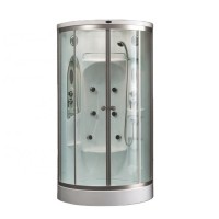 Luxury Aluminium Alloy Frame Bathroom Shower Bath Combo Steam Shower Room