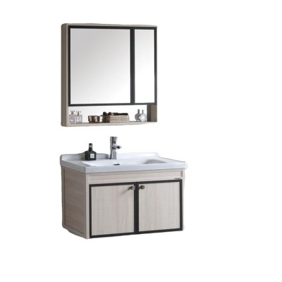 Bathroom Cabinet Vama Grey Wood Stone 40 Inch Sale Soft Mirror Carcase Waterproof Wall Style Sets