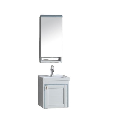 Space aluminium series bathroom cabinet with goodshelf mirror BN