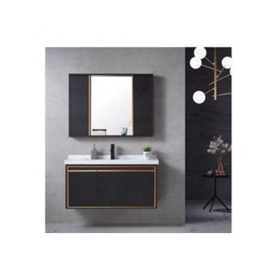 Space aluminium series bathroom cabinet with goodshelf mirror